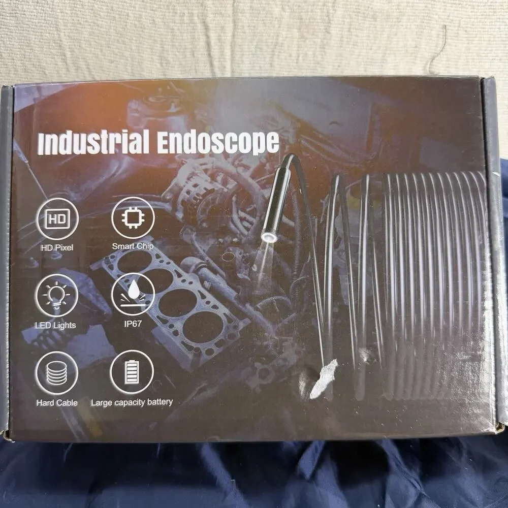 Endoscope camera with light and 30 foot Cable